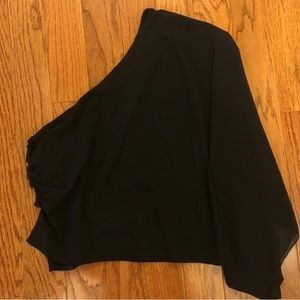 Max Studio one shouldered top